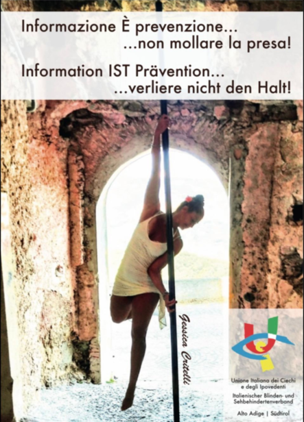 Locandina Pole Dance con Gessica Critelli per l'Unione Ciechi e Ipovedenti Locandina Pole Dance con Gessica Critelli per l'Unione Ciechi e Ipovedenti