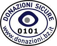 Marchio "donazioni sicure" con codice personale 0101