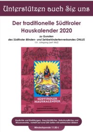 Sostenerci tramite il Südtiroler Hauskalender
