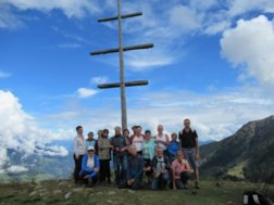 Sul punto panoramico "Bei der Stange"