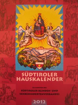 copertina del Südtiroler Hauskalender 2012