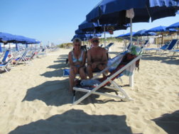 in spiaggia