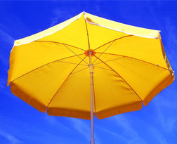 un ombrellone da spiaggia
