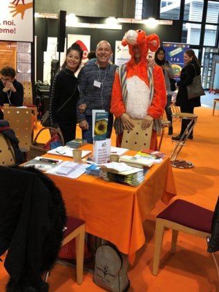 Lo stand dell'Unione alla Fiera di Bolzano