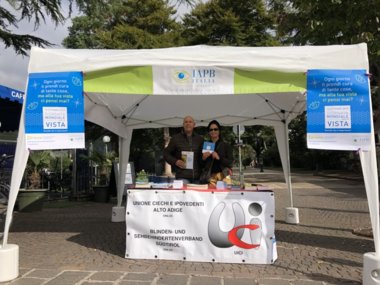 Stand informativo in occasione della giornata mondiale della vista