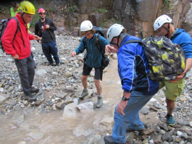 Tra le gole del Bletterbach Tra le gole del Bletterbach