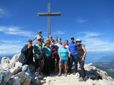 Foto di gruppo: finalmente in cima Foto di gruppo: finalmente in cima