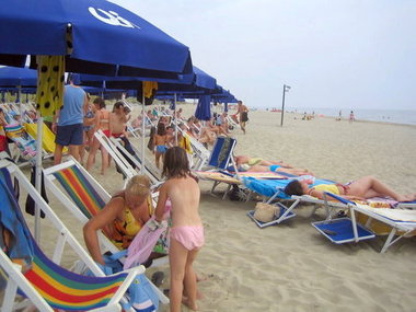 Momenti di relax in spiaggia