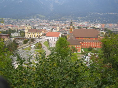 veduta panoramica di Innsbruck