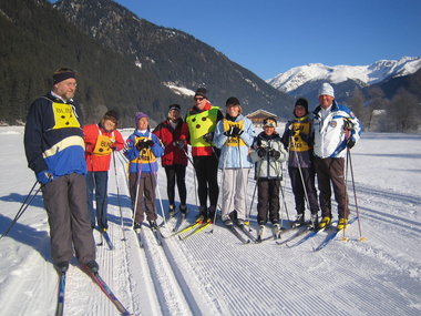 Sulle piste di sci da fondo